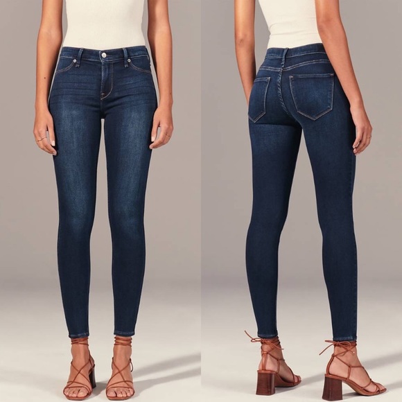 Abercrombie & Fitch Denim - A&F mid-rise jeggings